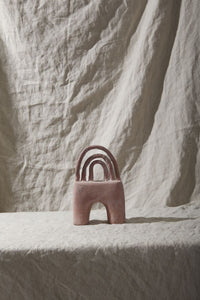 Design Shop Terracotta Signal Vase, 5" X 8", Set of 2.