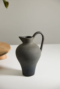 Design Shop Black Ravine Jug, 7" X 11.75".