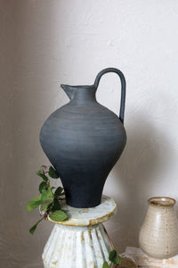 Design Shop Black Ravine Jug, 9.25" X 14".