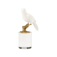 Chelsea House Parrot On Crystal - Round (Sm)