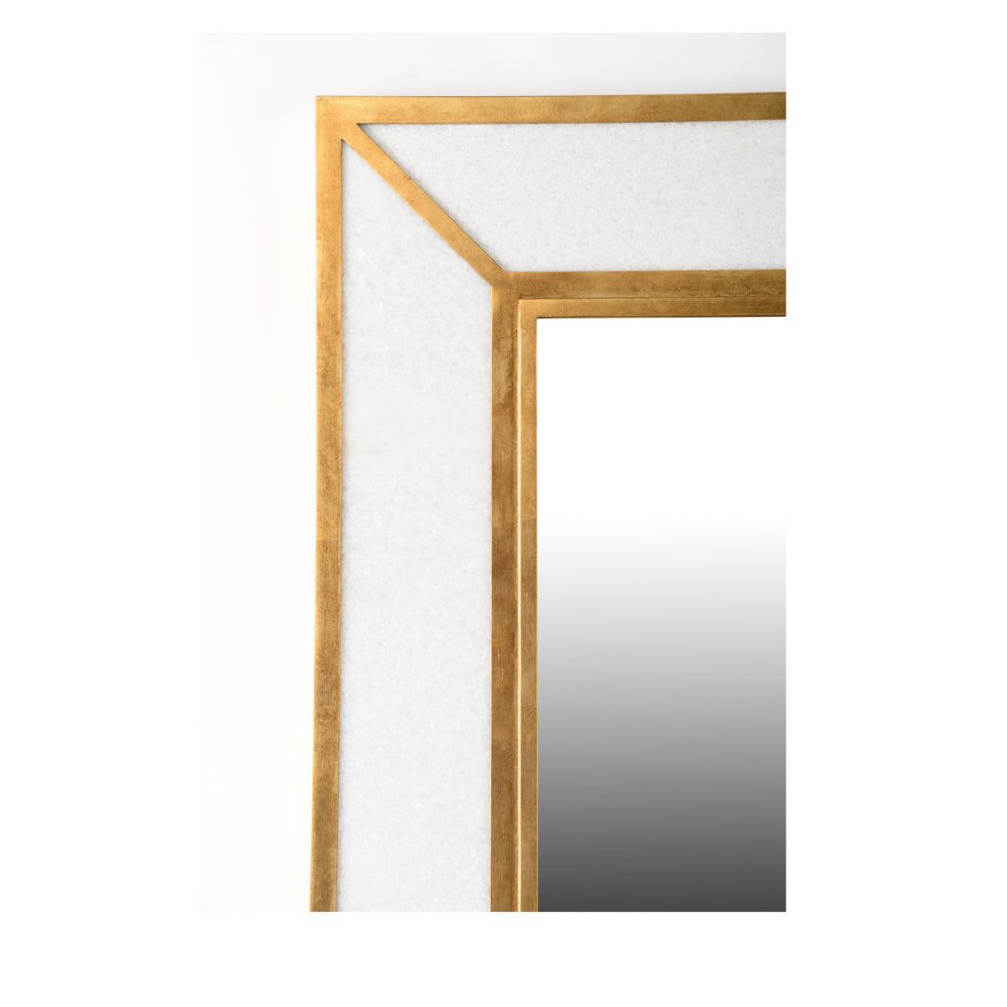 Chelsea House Madison Marbleized Mirror - Brass