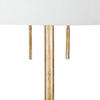 Regina Andrew Two Light Table Lamp from the Le collection in Antique Gold Leaf finish