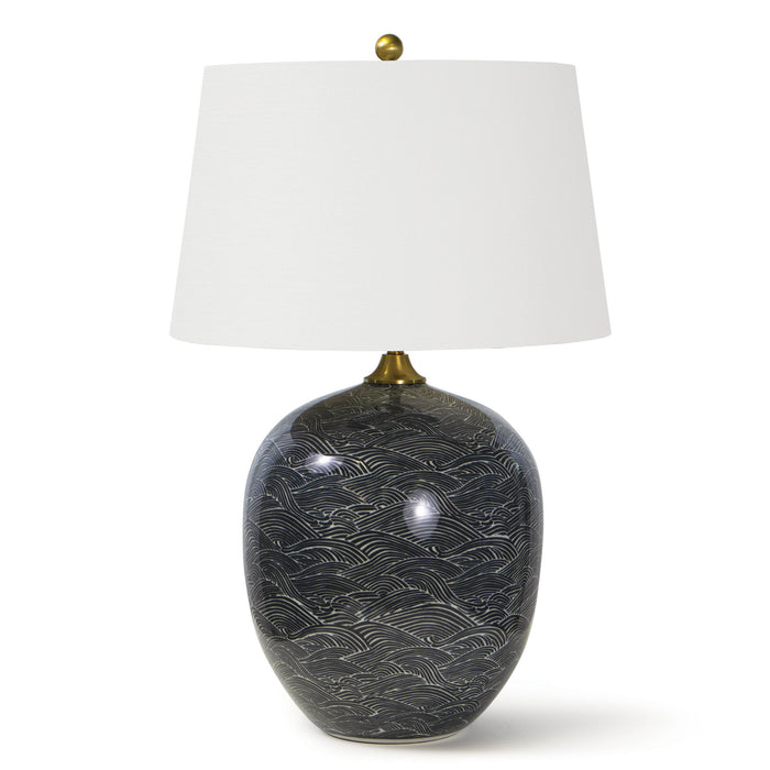 Regina Andrew One Light Table Lamp from the Harbor collection in Ebony finish