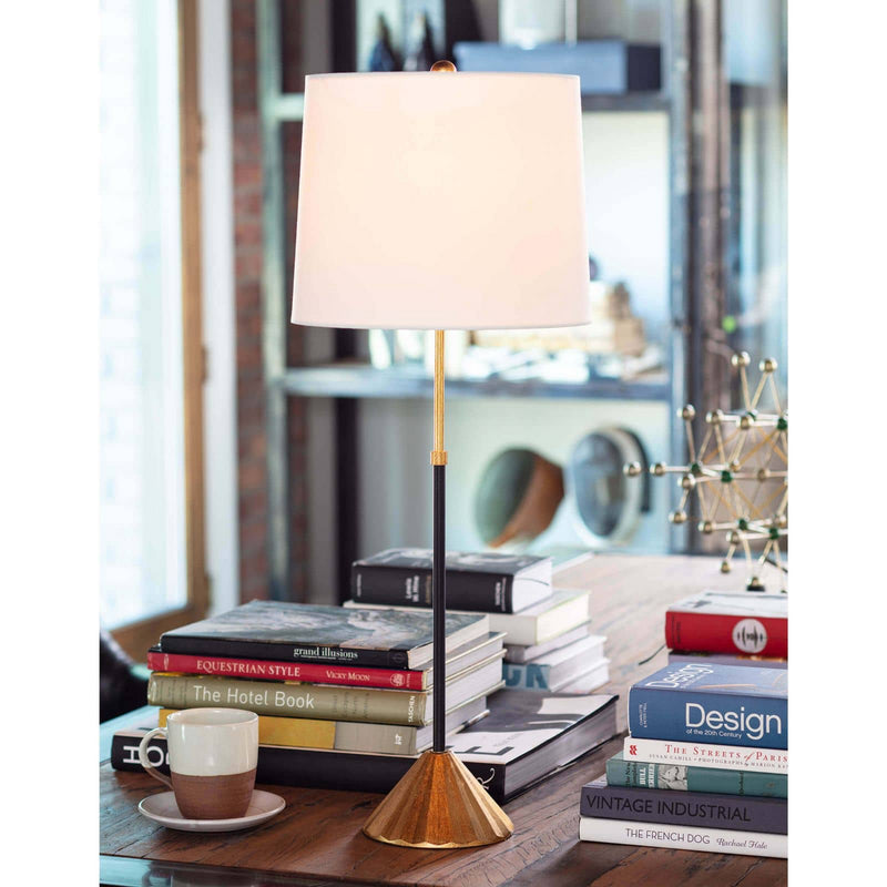 Regina Andrew One Light Table Lamp from the Parasol collection in Gold Leaf finish