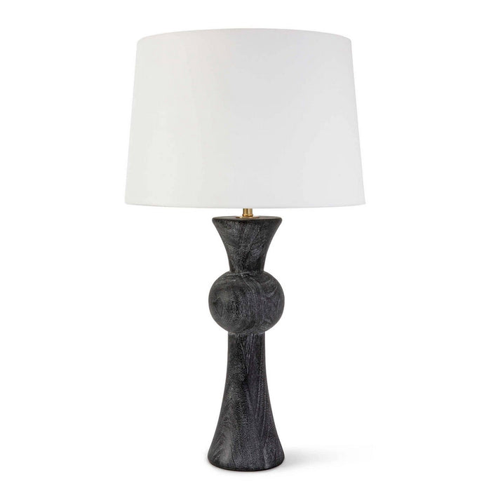 Regina Andrew One Light Table Lamp from the Vaughn collection in Ebony finish