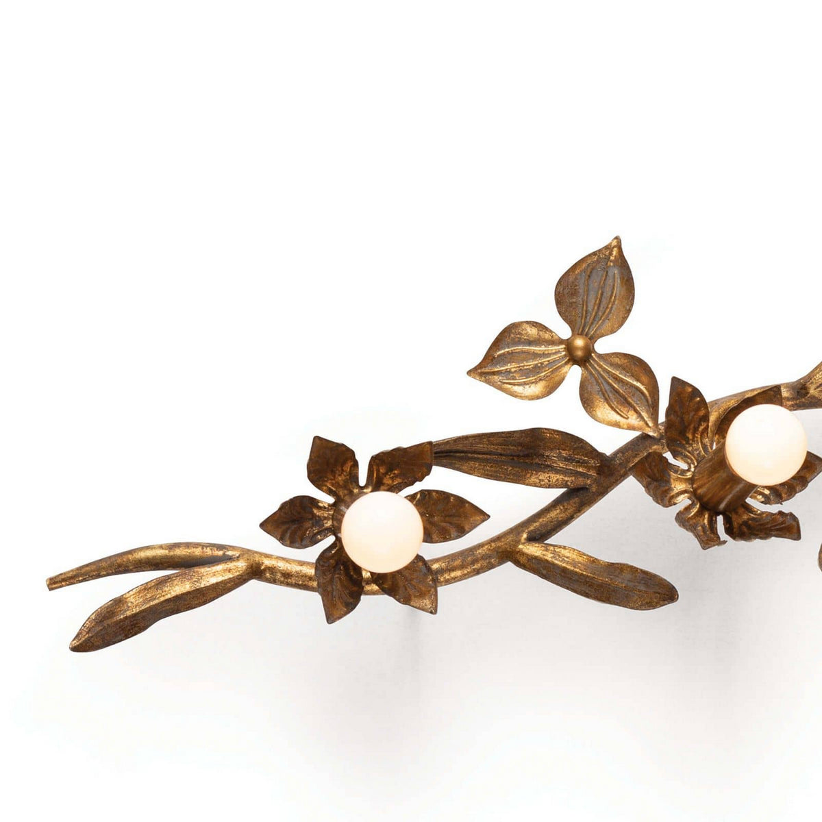 Regina Andrew - 15-1091 - Five Light Wall Sconce - Trillium - Antique Gold Leaf