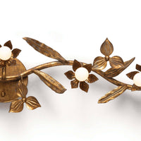 Regina Andrew - 15-1091 - Five Light Wall Sconce - Trillium - Antique Gold Leaf