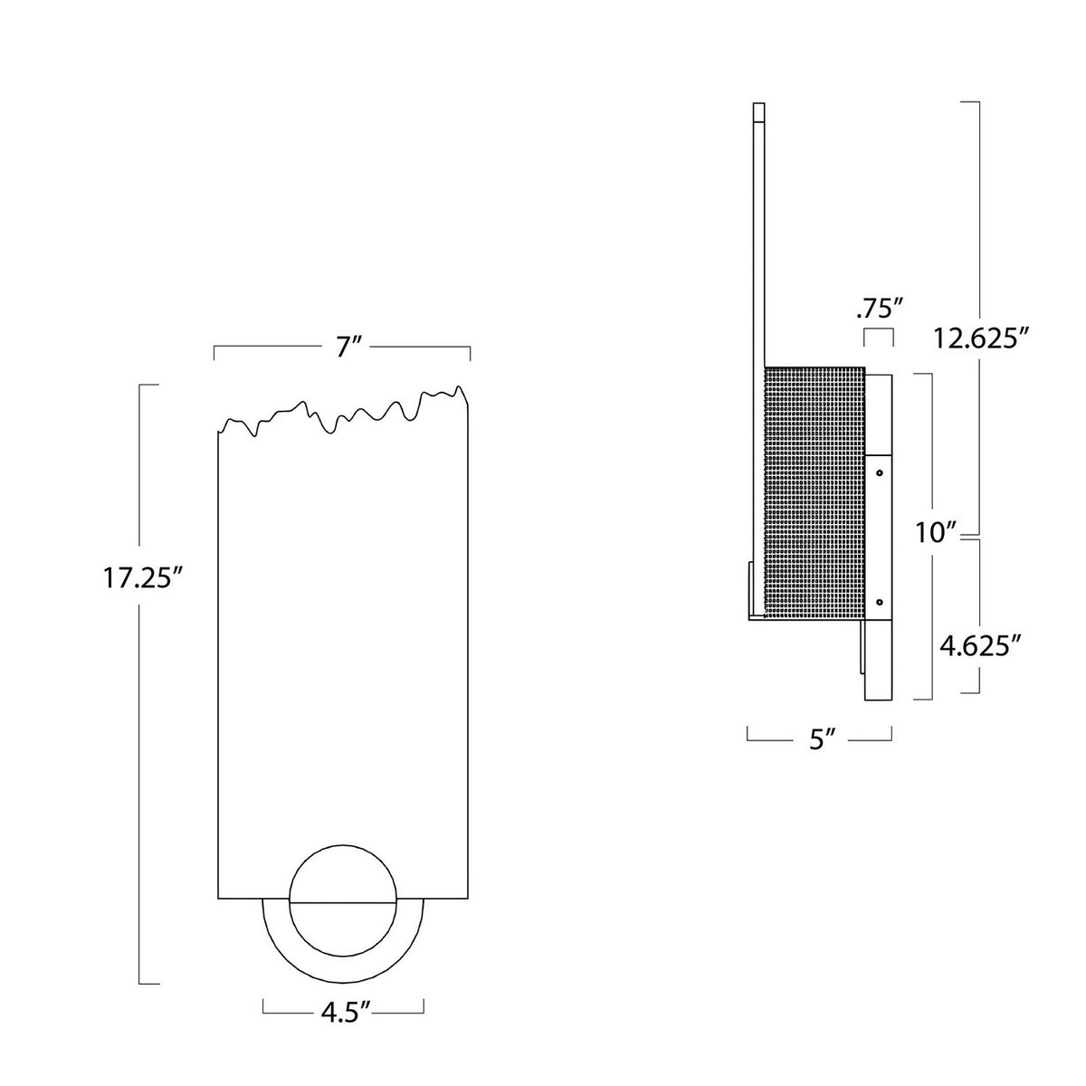 Regina Andrew - 15-1111 - One Light Wall Sconce - Jonah - Natural Stone