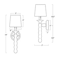 Regina Andrew - 15-1117NAT - One Light Wall Sconce - Perennial - Natural