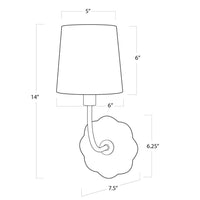 Regina Andrew - 15-1119 - One Light Wall Sconce - Camilla - Natural Stone