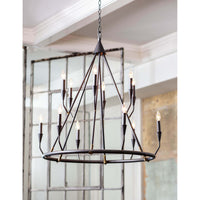 Regina Andrew - 16-1212 - 12 Light Chandelier - Sierra - Blackened Steel