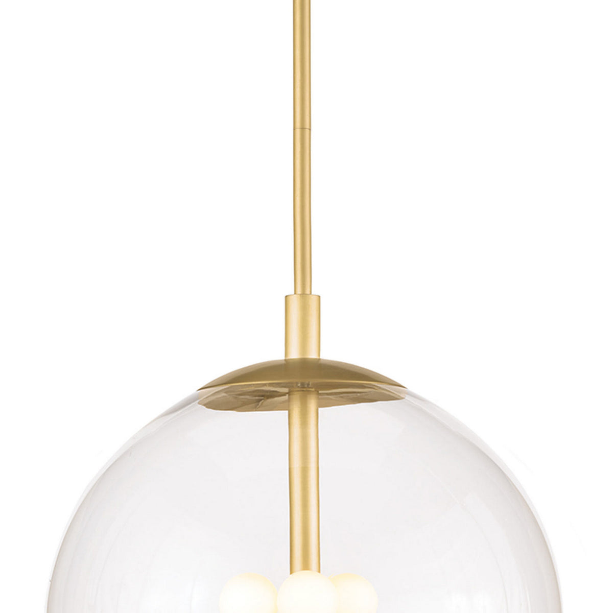 Regina Andrew - 16-1246NB - Three Light Pendant - Cafe - Natural Brass