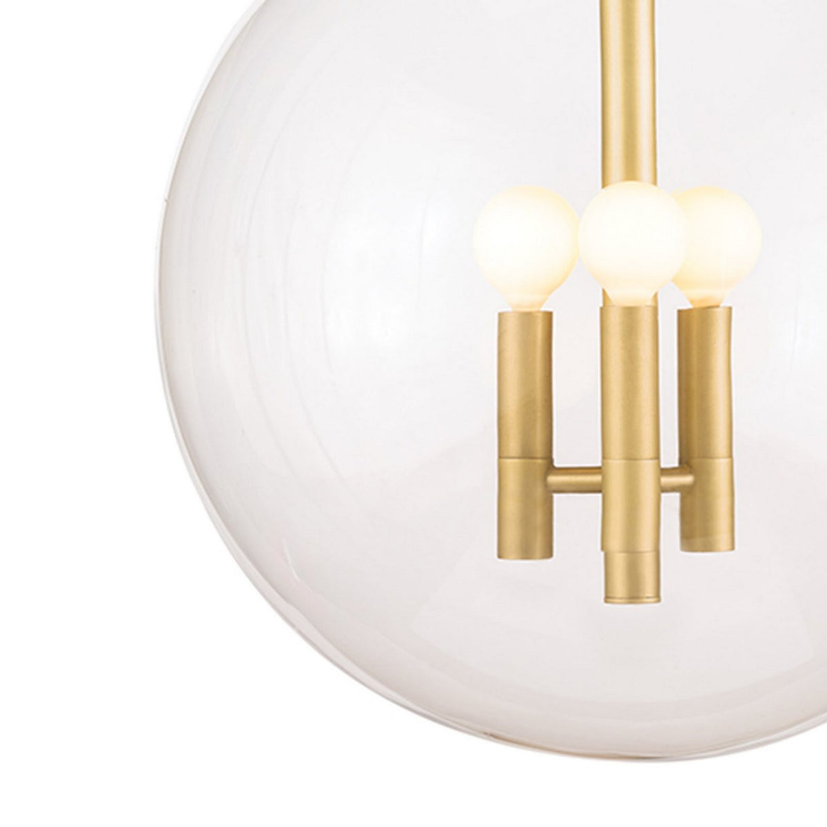 Regina Andrew - 16-1246NB - Three Light Pendant - Cafe - Natural Brass