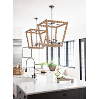 Regina Andrew - 16-1254NAT - Four Light Chandelier - Perennial - Natural