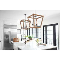 Regina Andrew - 16-1254NAT - Four Light Chandelier - Perennial - Natural