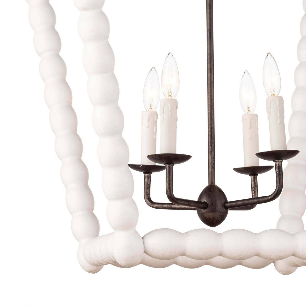 Regina Andrew - 16-1254WT - Four Light Lantern - Perennial - White