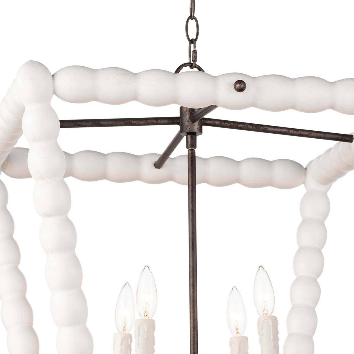 Regina Andrew - 16-1254WT - Four Light Lantern - Perennial - White