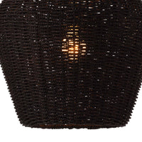 Regina Andrew - 16-1261BLK - One Light Pendant - Georgian - Black