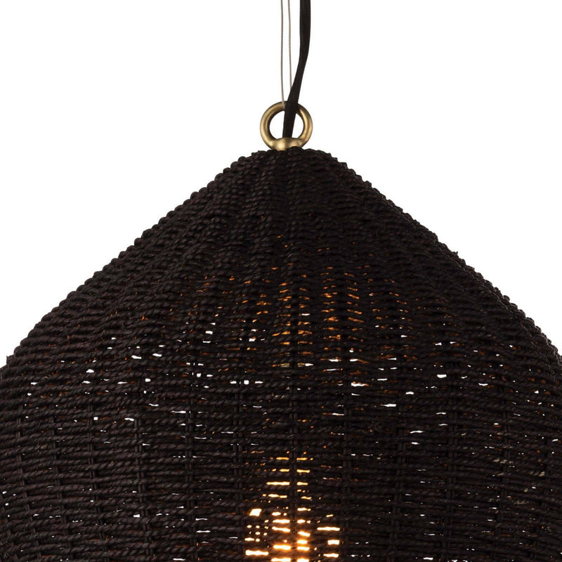 Regina Andrew - 16-1261BLK - One Light Pendant - Georgian - Black