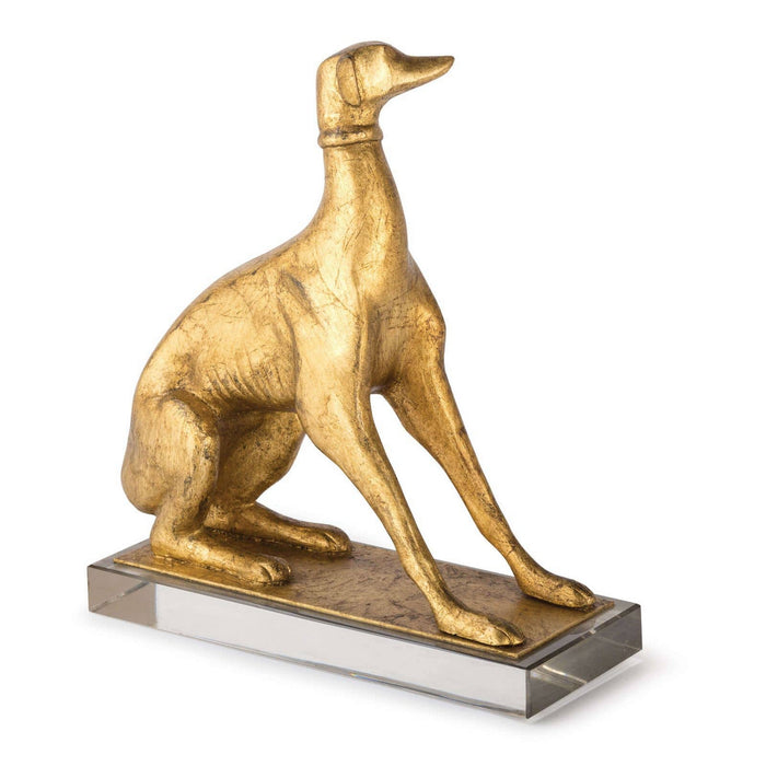 Regina Andrew - 20-1263 - Book Ends - Norman Bookends - Antique Gold Leaf