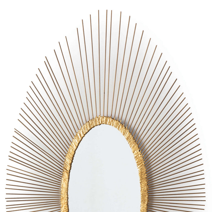 Regina Andrew Mirror from the Sedona collection in Antique Gold Leaf finish