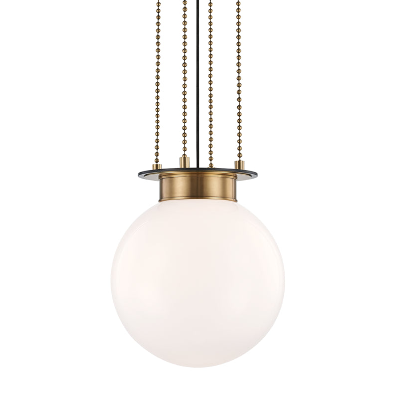 Hudson Valley - 2014-AOB - One Light Pendant - Gunther - Aged Brass/Old Bronze