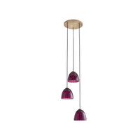 Wildwood Caterina Triple Pendant - Aubergine