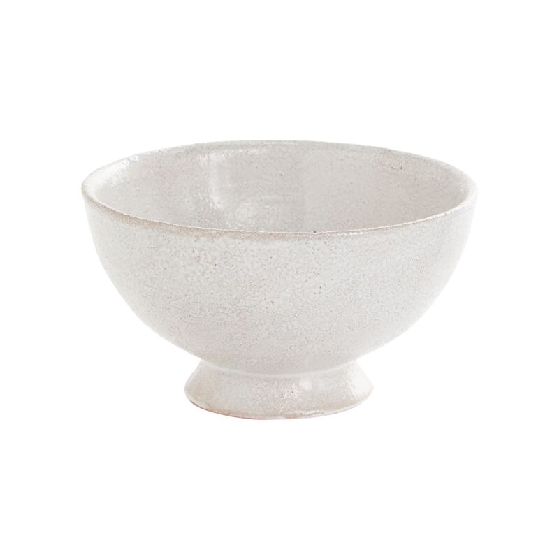 Design Shop White Lyra Collection Compote, 6.75" X 3.75".