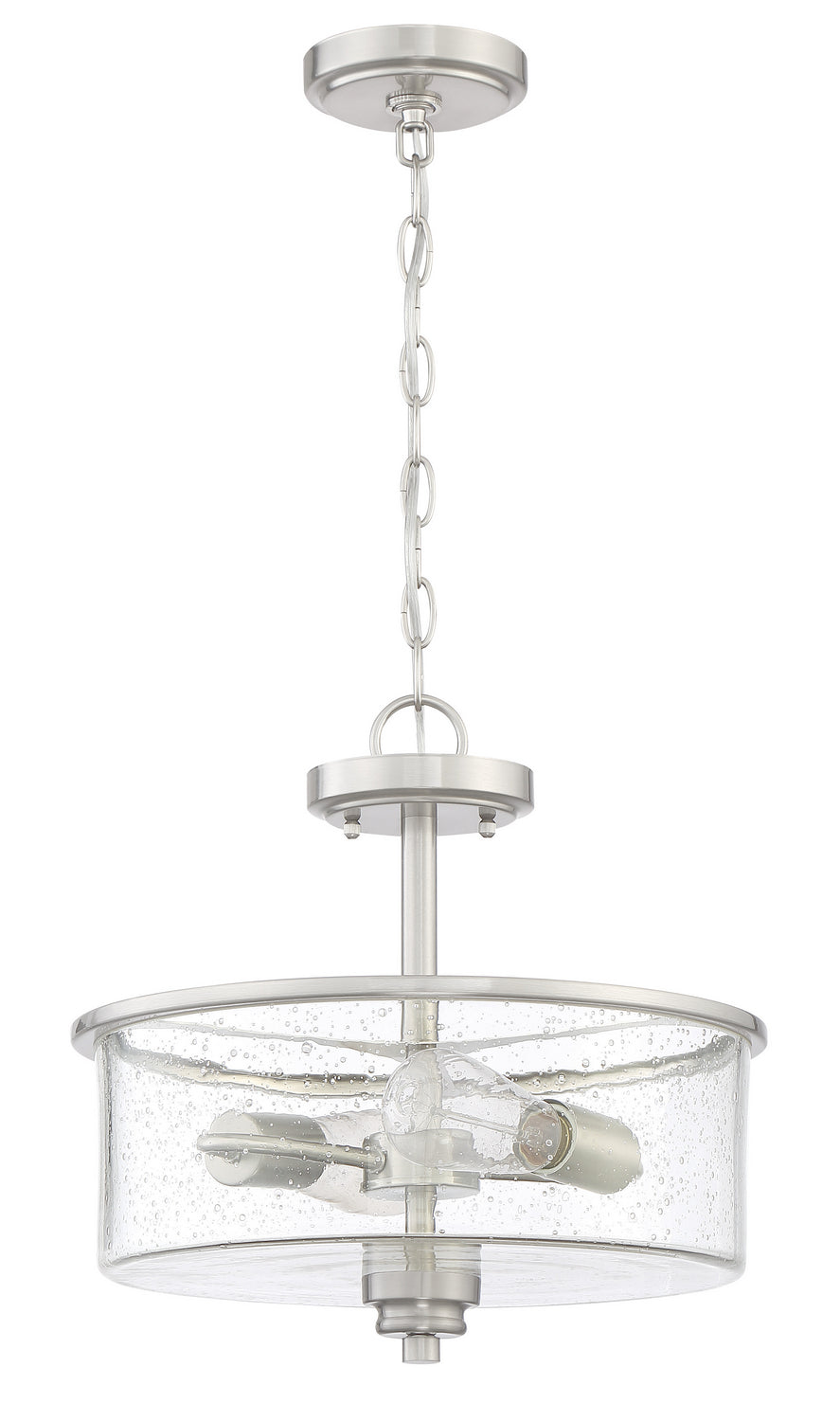 Craftmade - 50552-BNK - Two Light Convertible Semi Flush - Bolden - Brushed Polished Nickel