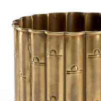 Wildwood Brass Bamboo Planter (Sm)