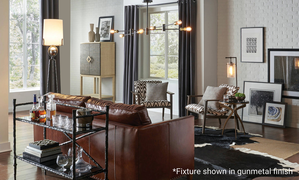 Wildwood Pluton Chandelier - Black