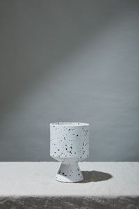 Design Shop White De Vil Pot, 5.25" X 7.5"