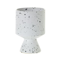 Design Shop White De Vil Pot, 5.25" X 7.5"
