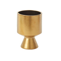 Design Shop Gold De Vil Pot 5.25"x 7.5"