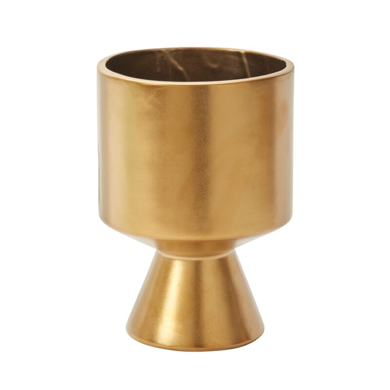 Design Shop Gold De Vil Pot 6.5"x 9.25"