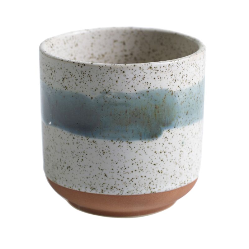 Design Shop Off-White Mateo Pot, 3" X 3", Set of 6.