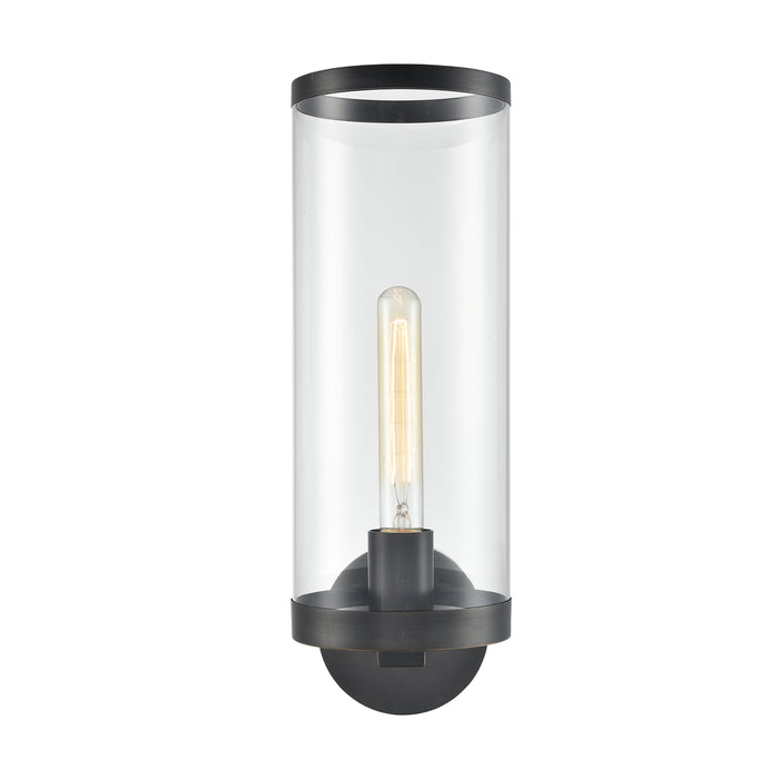 Alora One Light Bathroom Fixture from the Revolve Ii collection in Clear Glass/Natural Brass|Clear Glass/Polished Nickel|Clear Glass/Urban Bronze finish