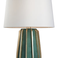 Chelsea House Shagreen Lamp - Green