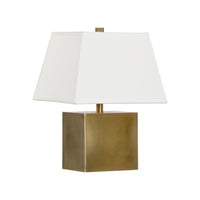 Chelsea House Brass Cube Lamp
