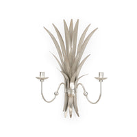 Chelsea House Wheat Sconce - Silver