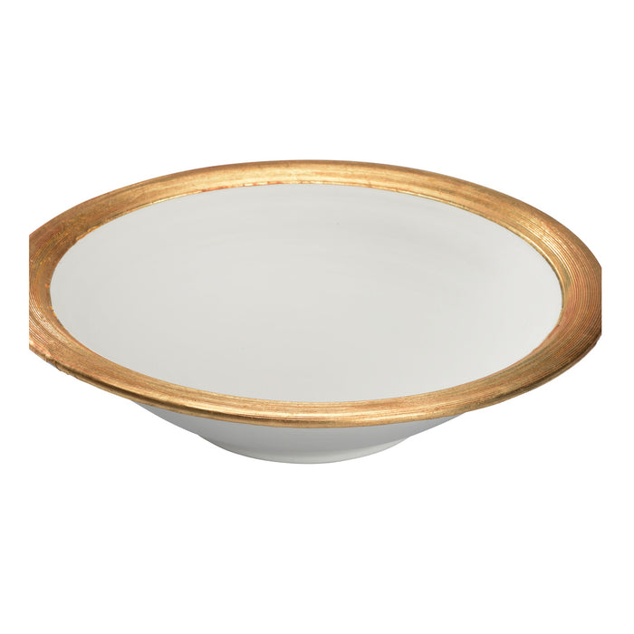 Ceiling light fixture with wooden frame on a white background
