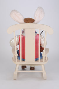 Karen Didion Artist Bunny with Chair