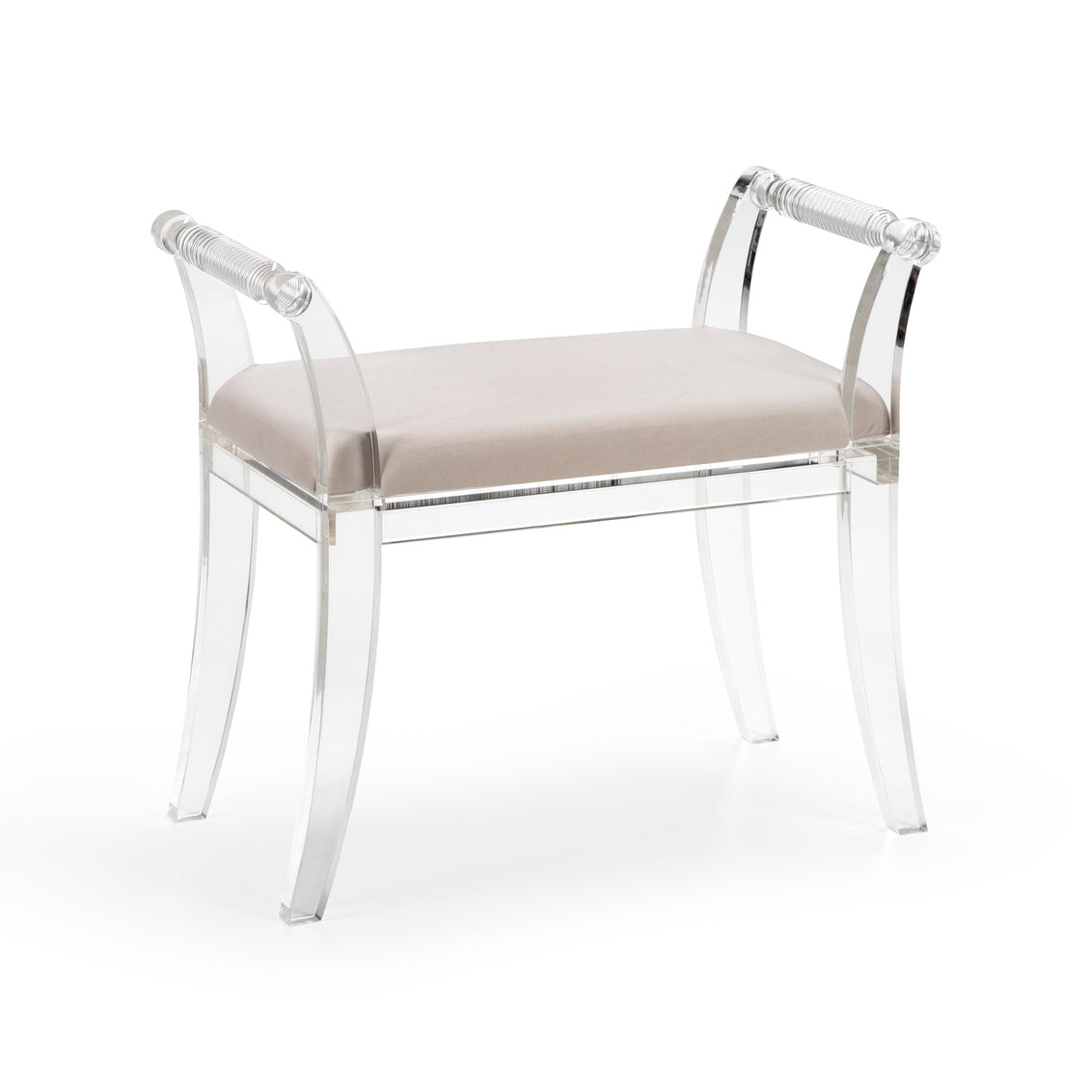 Chelsea House Neoclassic Acrylic Bench