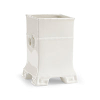 Chelsea House Greek Key Vase - White