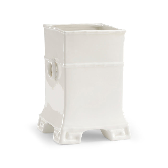 Chelsea House Greek Key Vase - White