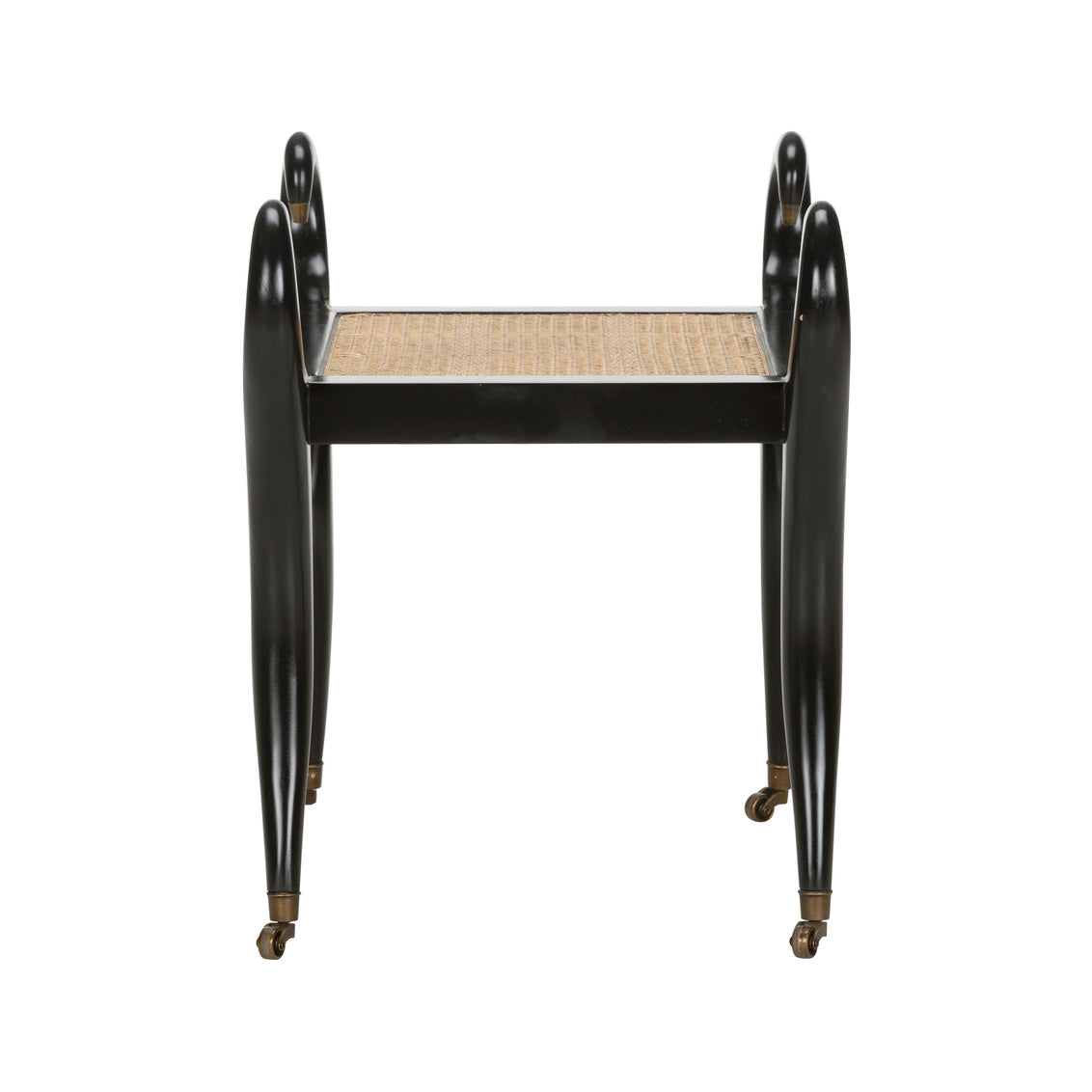 Chelsea House Swan Vanity Bench - Black