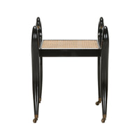 Chelsea House Swan Vanity Bench - Black