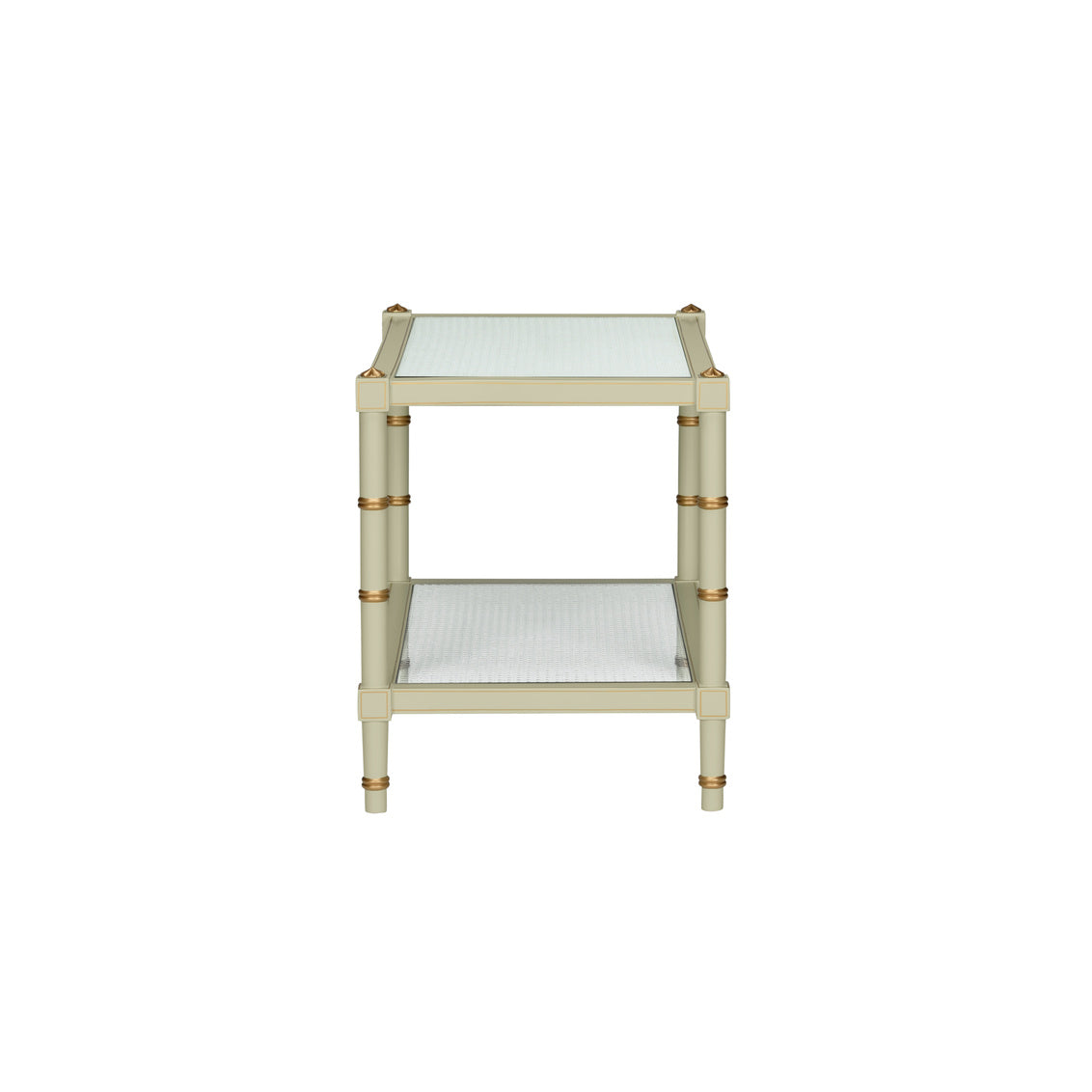 Chelsea House Conner Cane Cocktail Table - Green