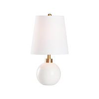 Chelsea House Orb Lamp - White
