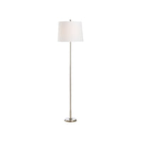 Chelsea House Underwood Floor Lamp - Polished Nickel